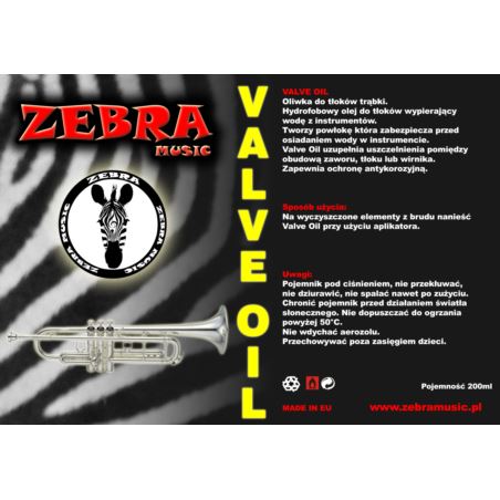 ZEBRA Music Valve Oil - oliwka do tłoków trąbki